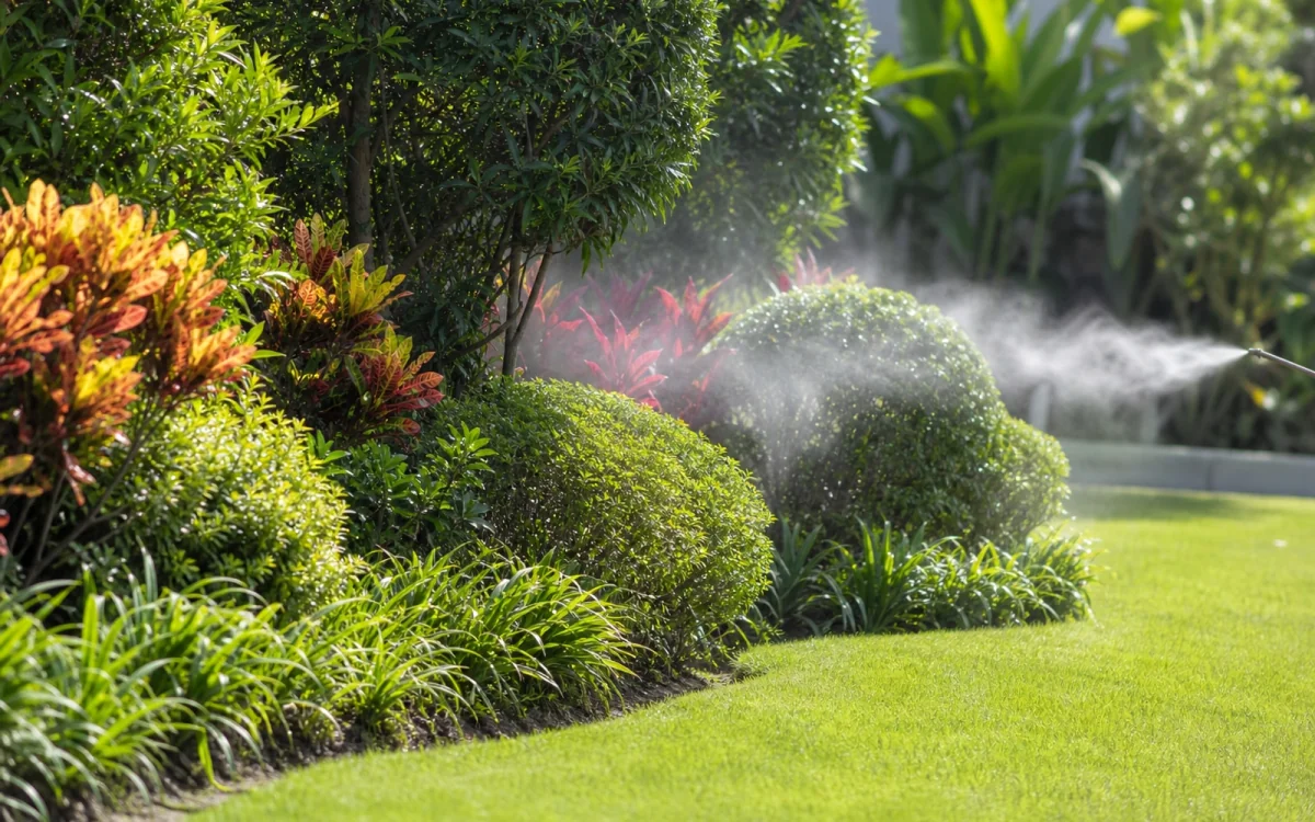Fumigación y cuidado sanitario del jardín